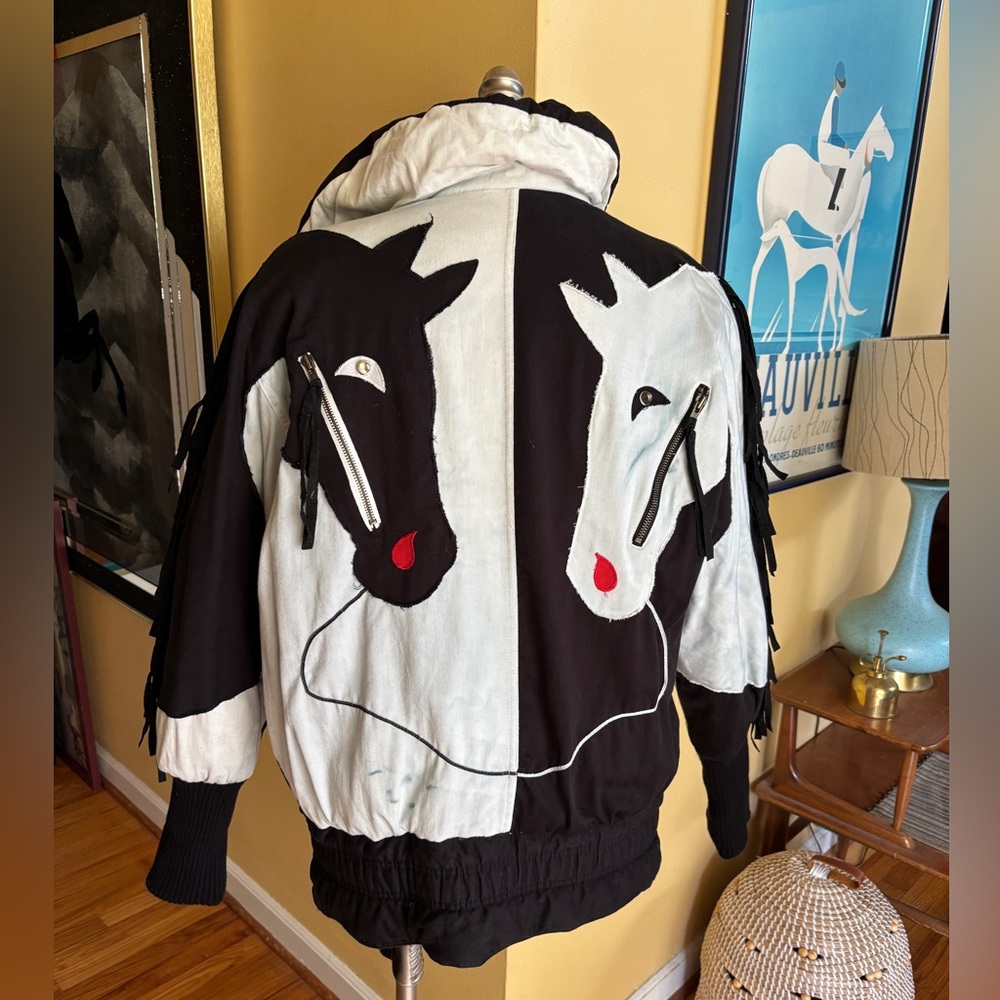 vintage 80’s horse jacket